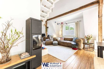 Dachgeschoss, Balkon, Garten - in charmanter Kaffeemühle