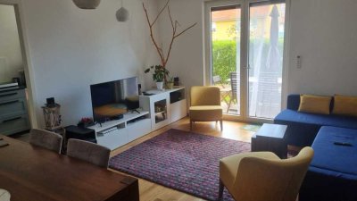 Geschmackvolle 3-Zimmer-Terrassenwohnung mit geh. Innenausstattung mit Balkon