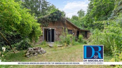 Freizeitgrundstück mit Wochenendhütte im Roten Gries (Baggersee)