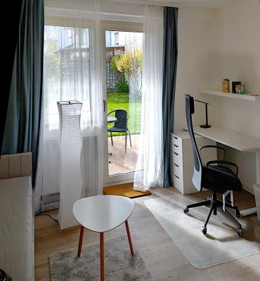 Möbliertes Studenten-Apartment mit Terrasse in Ludwigshafen-Mundenheim