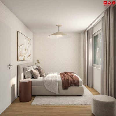 Direkt vom Bauträger: Urbane Neubauwohnung mit energieeffizienten Heiz-u.Kühlsystem