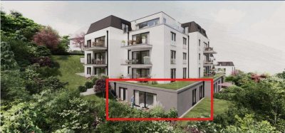 Neubau 3-Zimmer-Erdgeschosswohnung, gehobene Innenausstattung mit Terrasse