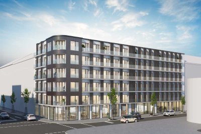 1-Zimmer Apartment barrierefrei komplett möbliert mit Küche, Abstellkammer im Zentrum Koblenz | WE12