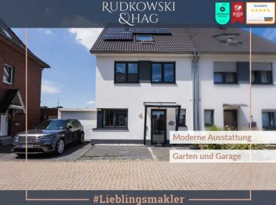 Moderne Doppelhaushälfte || Garage || Garten