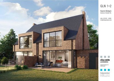 Neubau - Architektenhaus auf Westgrundstück im Herzen von Kaarst-Büttgen!