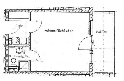 Wohnen mit Blick auf Würzburg, möblierte helle Etagenwohnung in der Sanderau