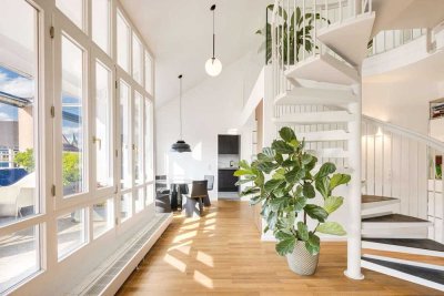 Ästhetik, Raum und Licht: Exklusives Dachterrassenstadtdomizil in Bestlage