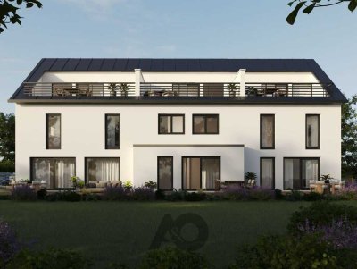 Modernes Wohnen am Feldrand - Hochwertiges Neubau-Reihenmittelhaus in Nufringen