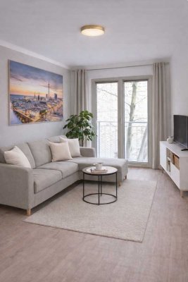 Modernes City-Apartment mit Balkon, Aufzug & TG-Stellplatz in ruhiger Lage nahe Hauptbahnhof