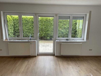 Freundliche 3-Zimmer-EG-Wohnung mit Balkon in Wallerstein