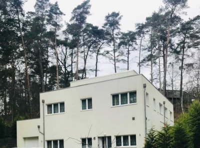 Herrschaftliche Traum-Villa (mit einem Penthouse), Sackgassengrundstück am Wald  - provisionsfrei