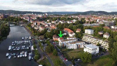 DIETZ: Voll-möblierte Maisonette-Wohnung direkt am Floßhafen Aschaffenburg!