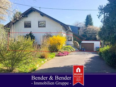 *REDUZIERT*Gepflegte Erdgeschosswohnung mit Terrasse und Garage in ruhiger, naturnaher Wohngegend!