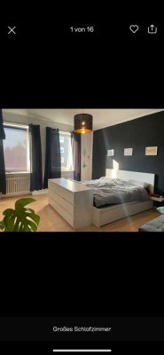 Ruhige 3‑Zimmer Wohnung im 2. OG mit großer Dachterrasse in der  Innenstadt