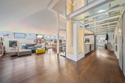 Einzigartiges City-Loft mit Dachterrasse, offene Bauweise, abteilbar