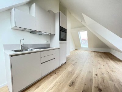 Dachgeschosswohnung mit Wohnküche und Fußbodenheizung