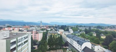 Aussichtswohnung mit Südloggia über der Innenstadt Klagenfurt