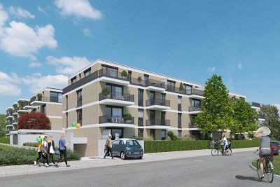 Helle 4-Zimmerwohnung in modernem Wohngebäude mit Balkon in Karlsruhe