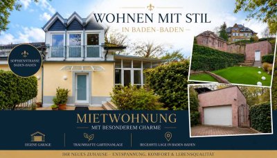 Einzigartige Stadtwohnung mit eigenem Garten & Turm in Bestlage von Baden-Baden