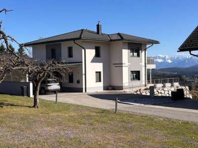 Elegantes Einfamilienhaus mit grandiosem Karawankenblick / PROVISIONSFREI