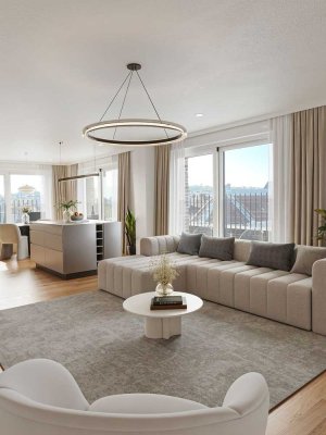 Traumpenthouse mit atemberaubender Sicht über Ludwigsburg zu mieten!