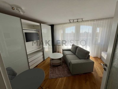 ***Zentral & modern: Möbliertes 1-Zimmer-Apartment mit Balkon und EBK in Leipzig***