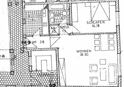 großzügige 2-Zimmer-Wohnung, direkt am Ostpark