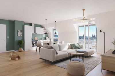 DomQuartier Aachen – Großzügige 4-Zimmer-Wohnung mit Domblick