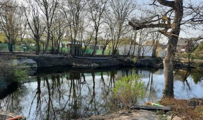 Traumhaftes Wohnen am privaten Teich (ca. 1.100 qm) in Albachten