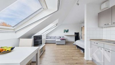 Helle Dachgeschosswohnung mit neuer Küche & Bad – perfekt für Singles und Anleger!