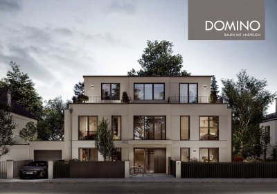 DOMINO Bau: Barrierefreie Gartenwohnung mit 3,5 Zimmern und direktem Zugang zum Hobbyraum