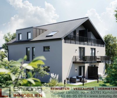 "Wohnen mit Ambiente" - KFW55-Neubau: barrierefreie 3-Zi.-OG-Wohnung mit Balkon
