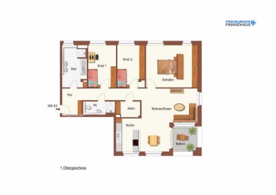 Erstbezug - schöne 4 Zimmer Wohnung in Kirchhofen