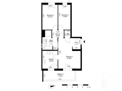 Tauschwohnung: Suche 4 Zimmer Wohnung, biete 3 Zimmer