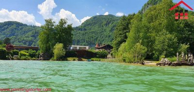 Historische Villa am Mondsee mit Badeplatz