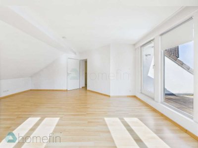 Ab sofort: Stilvolle 2,5-Zi.-Wohnung mit idyllischer Dachterrasse in Top-Lage von Meerbusch-Büderich