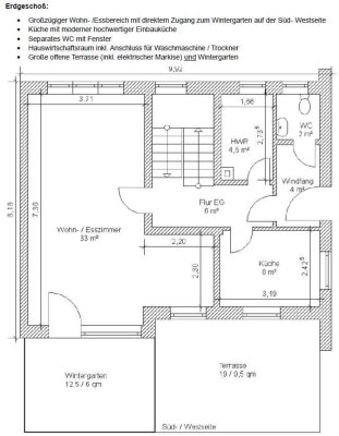 Geräumige Doppelhaushälfte mit Garten in zentraler Lage
