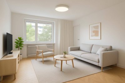 U-BAHN NÄHE: 2-ZIMMER-WOHNUNG MIT 51 m² ZUM WOHLFÜHLEN