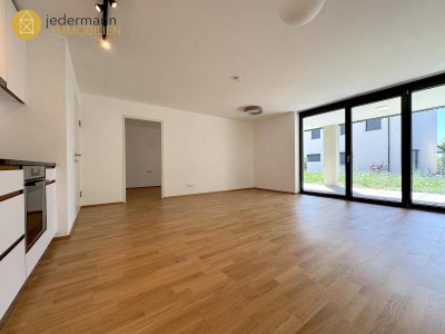 DO-HASELSTAUDEN: STYLISCHE, NEUWERTIGE 2-ZI-GARTENWOHNUNG (INKL. TG-PLATZ)!