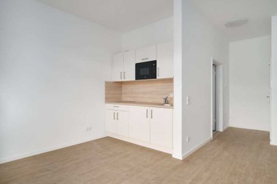 Kapitalanlage in Leipzig Ost – Neubau-Studioapartment mit Balkon - möbliert