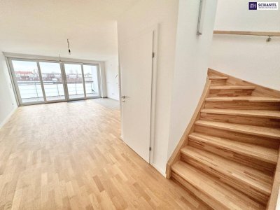 Dachgeschoss-Highlight beim AKH ++ Erstbezug ++ Luxus Maisonette mit spektakulärer Aussicht ++ 2 Freiflächen ++ Edle Ausstattung ++ Klimaanlage ++ Fußbodenheizung