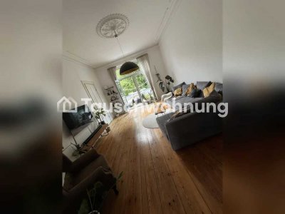 Tauschwohnung: helle Altbauwohnung mit großer Terrasse - Suche 2-3 Zimmer