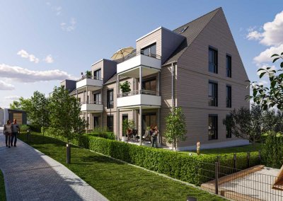 Bezugsfertig: Lichtdurchflutete 4-Zimmer-Dachgeschosswohnung mit sonnigem Balkon
