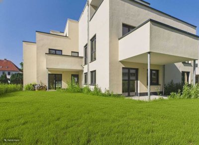 Barrierefreie Neubauwohnung mit Sonnenterrasse und Stellplatz