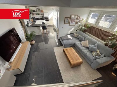 Stilvolle Maisonette-Wohnung mit Loggia und Garage in Wuppertal-Elberfeld