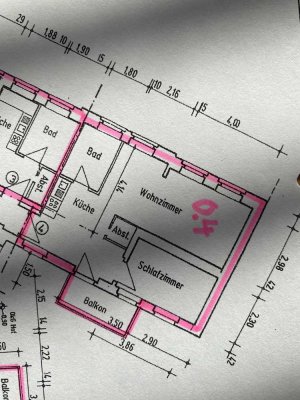 2-Raum-Wohnung in Dessau-Nord,  EG mit Balkon