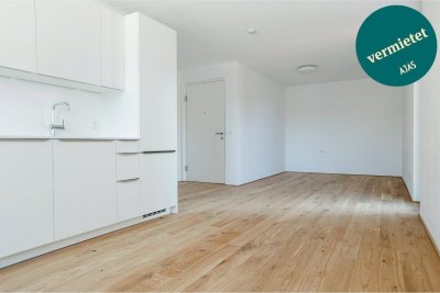 Gemütliche 3-Zimmer-Wohnung mit wunderbarer Dachterrasse im Zentrum von Hard - Erstbezug!
