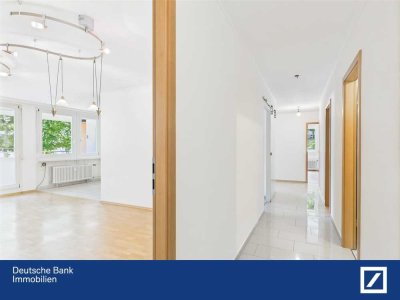 Platz für Ideen: Großzügige Erdgeschosswohnung mit zwei Balkonen