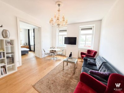 Stilvoller Luxus trifft Altbauflair – Traumhafte 3-Zimmer-Wohnung im 15. Bezirk | U3 &amp; U6 Westbahnhof