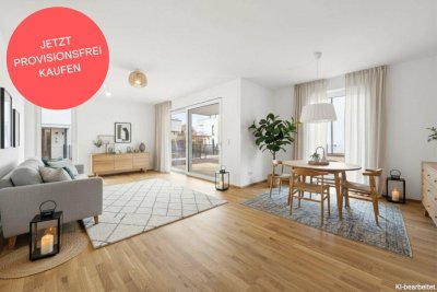 PROVISIONSFREI! Hochwertig konzipierte 3-Zimmer-Wohnung mit Garten | Offene Wohnküche, Schrankraum | Tiefgarage